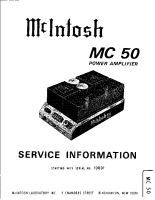 McIntosh MC-50 - Service manual